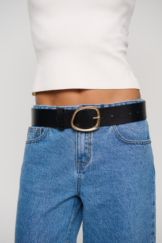 Gabriella Belt Black/Gold
