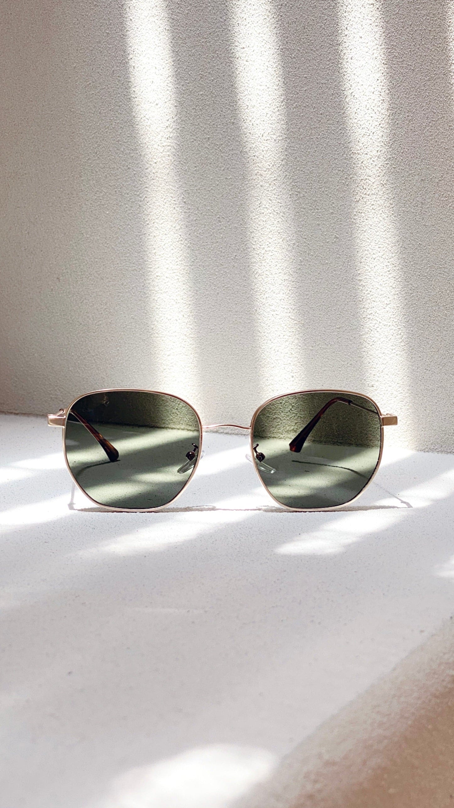 Karmen Sunglasses - Moss/Gold