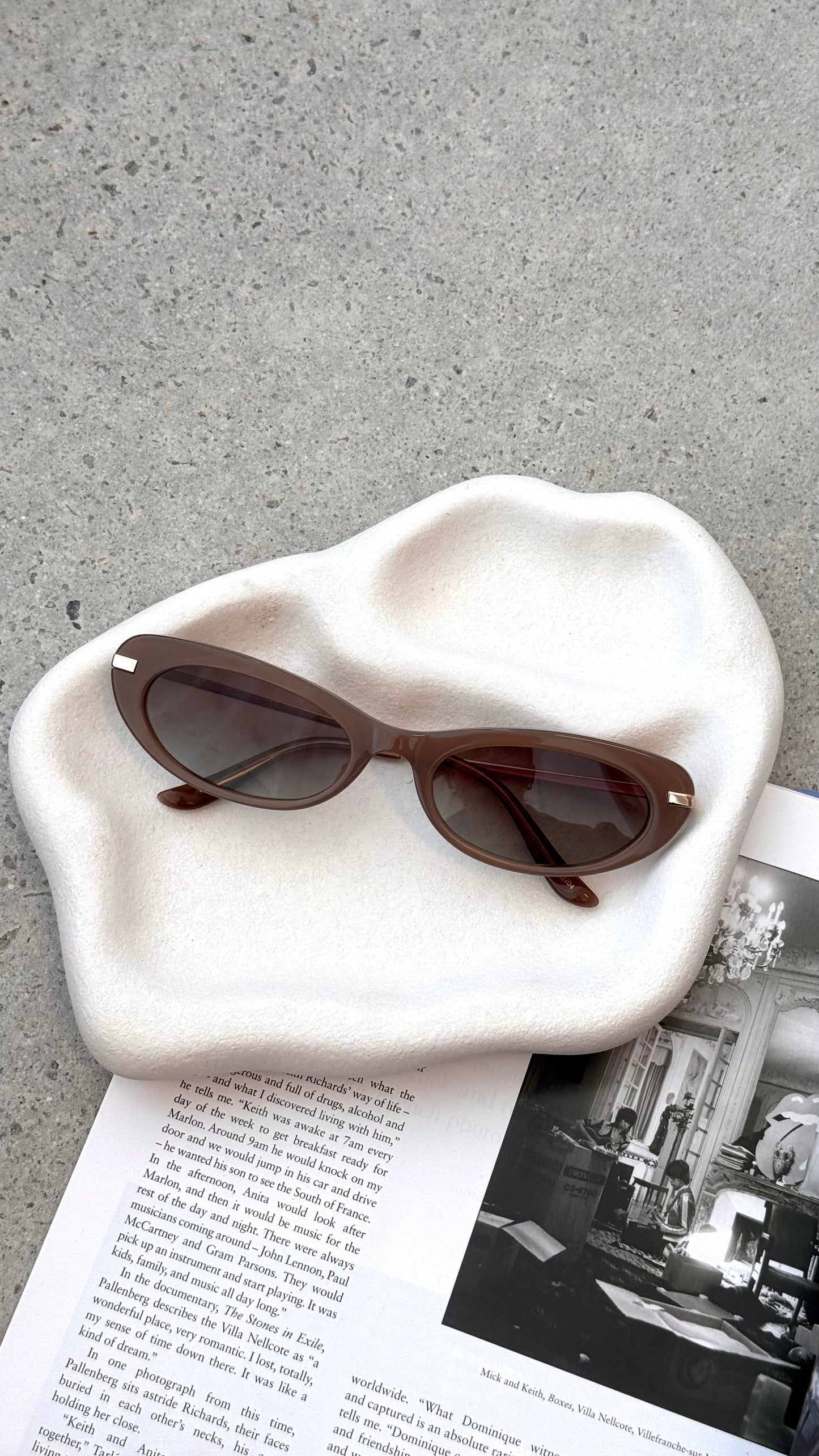 The Rae Sunglasses - Taupe / Brown