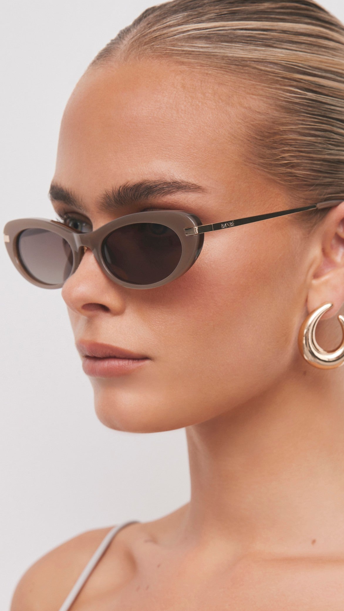 The Rae Sunglasses - Taupe / Brown
