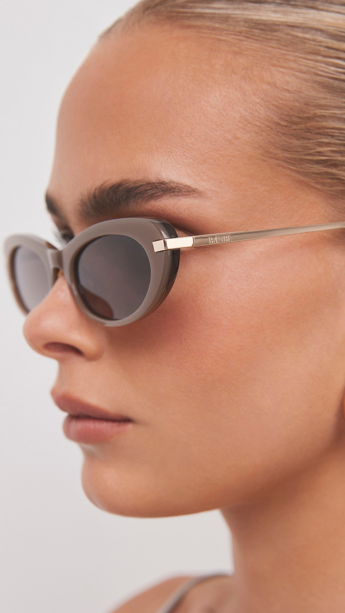 The Rae Sunglasses - Taupe / Brown